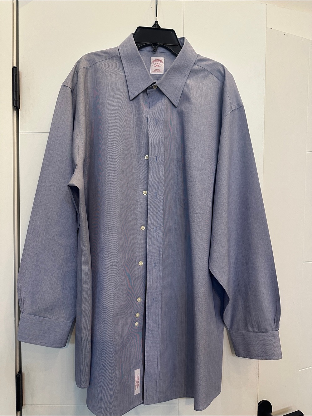 Brooks Brothers Men's Blue Button-Down Dress Shirt